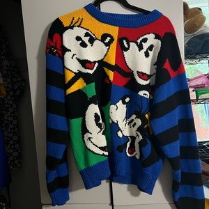 Mickey & Co primary colored Disney sweater